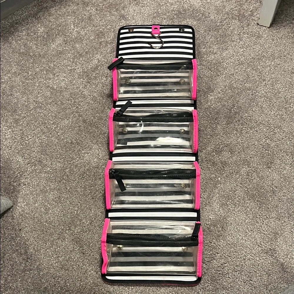 Victoria's Secret Neon Pink Cosmetic Case - Picture 2 of 2